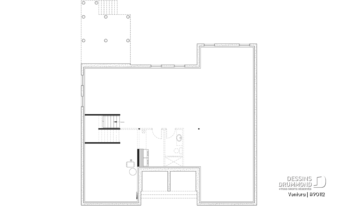 Sous-sol aménageable - Superbe Farmhouse éco-responsable de 4+ chambres, avec 2 îlots, gym et sous-sol aménagé optionnel ($) - Ventura