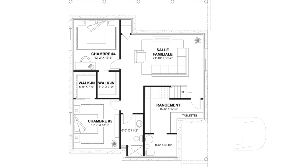 Sous-sol aménagé (Optionel $) -  - Charlemagne - Éco