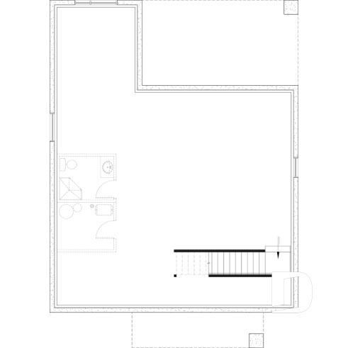 Sous-sol aménageable (Optionel $) - Plan de plain-pied éco-responsable 3 chambres, vestiaire, aire ouverte au secteur activités, terrasse abritée - La Baie