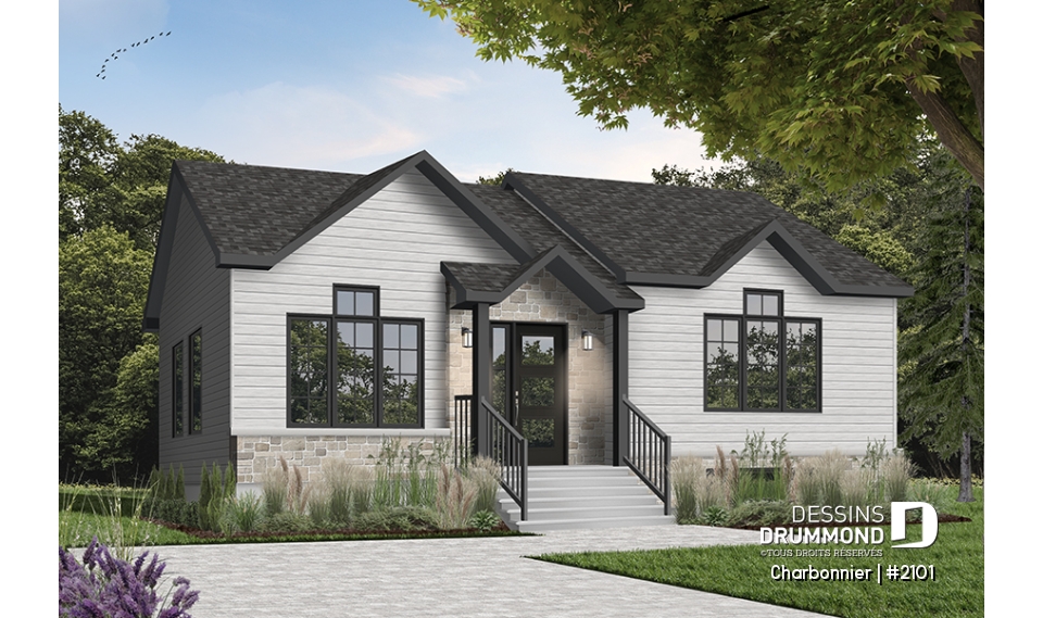 Version couleur no. 1 - Vue avant - Charbonnier