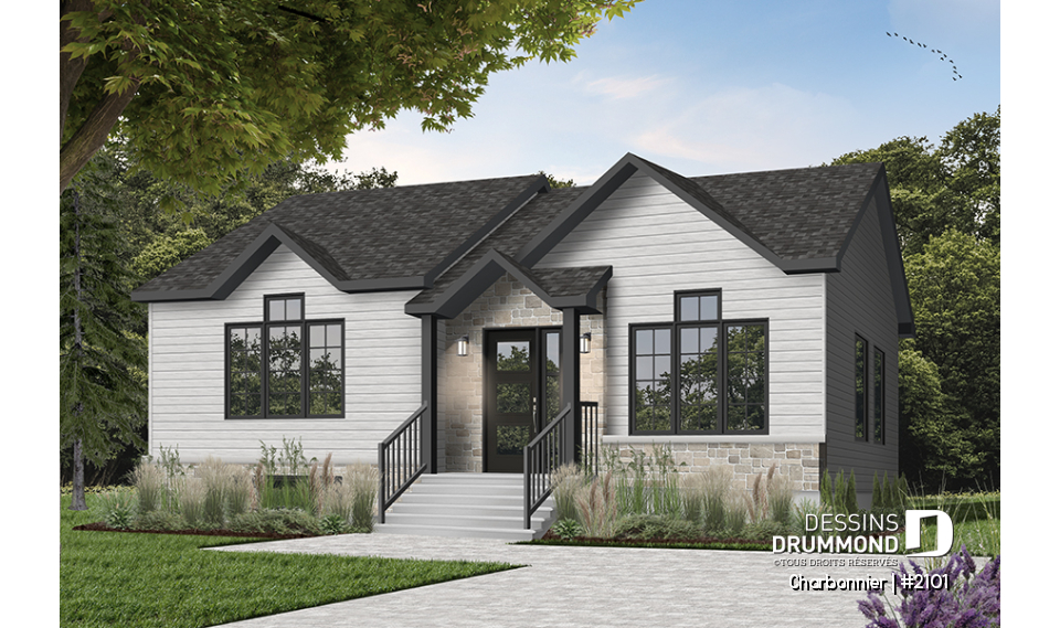 Version couleur no. 1 - Vue avant - Charbonnier