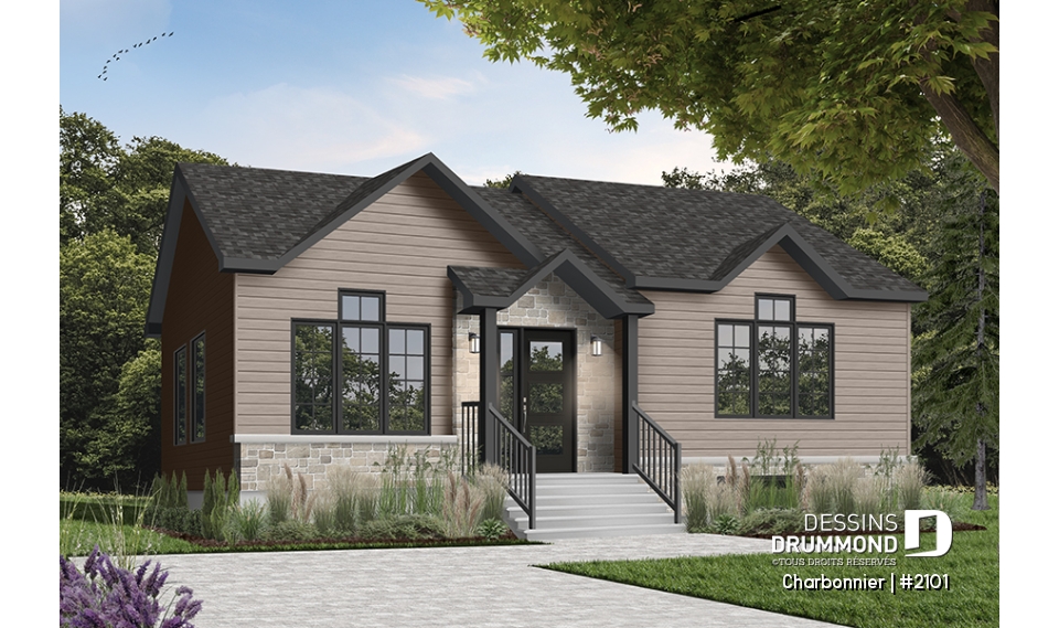 Version couleur no. 2 - Vue avant - Charbonnier