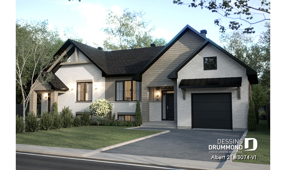 Vue avant - MODÈLE DE BASE - Albert 2