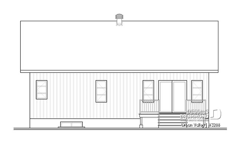 Élévation arrière - Urban Valley