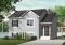 Version couleur no. 4 - Vue avant - Bungalow à palier, split-level, de style traditionnel, économique, 2 chambres, idéal comme première maison - La Bourdille