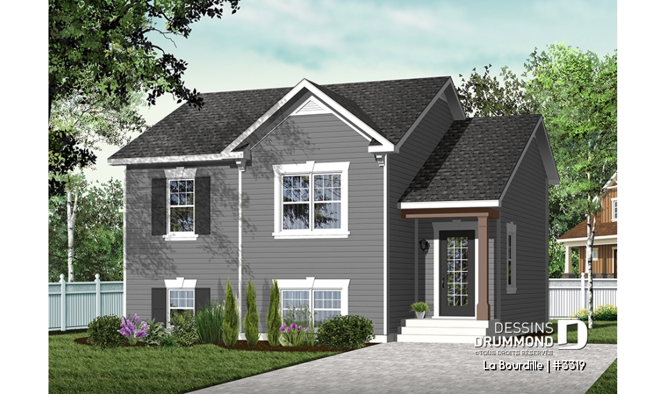Vue avant - MODÈLE DE BASE - La Bourdille