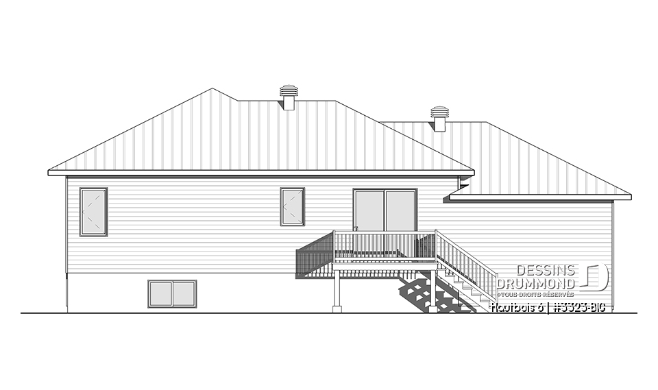 Élévation arrière - Hautbois 6