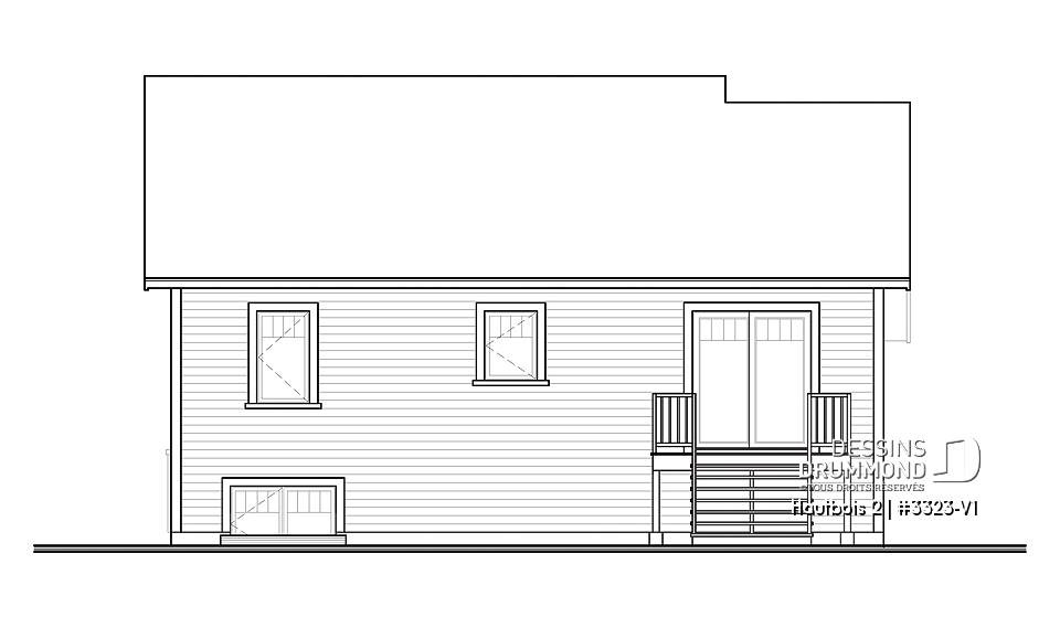 Élévation arrière - Hautbois 2