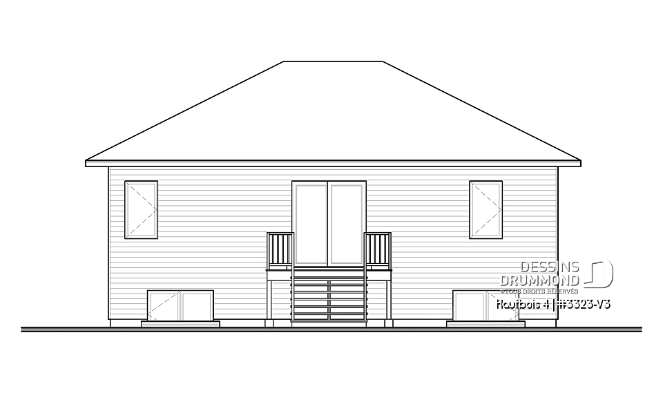Élévation arrière - Hautbois 4
