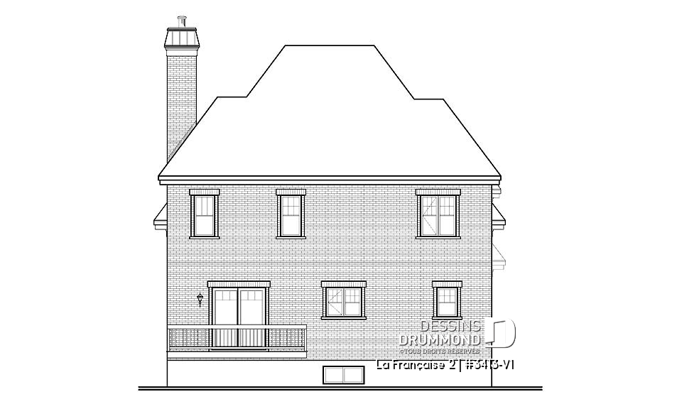 Élévation arrière - La Française 2