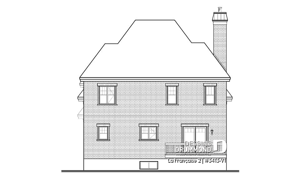 Élévation arrière - La Française 2