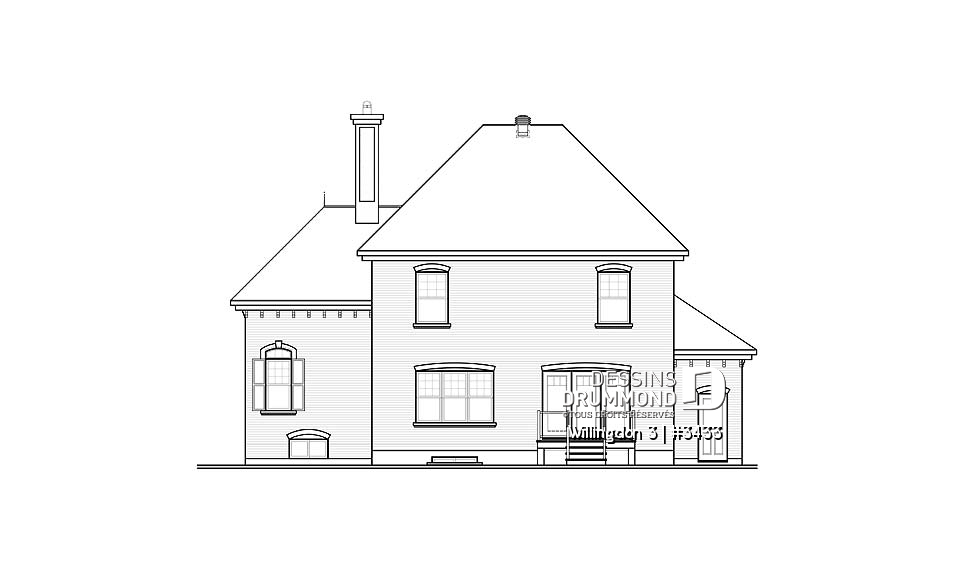 Élévation arrière - Willingdon 3