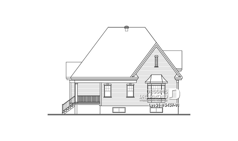 Élévation arrière - Lys 2