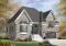 Vue avant - MODÈLE DE BASE - Style européen, terrasse extérieur, 3 grandes chambres, garage - Lys 2