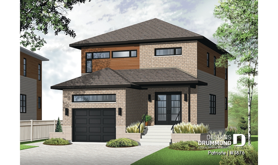 Version couleur no. 1 - Vue avant - Patriote