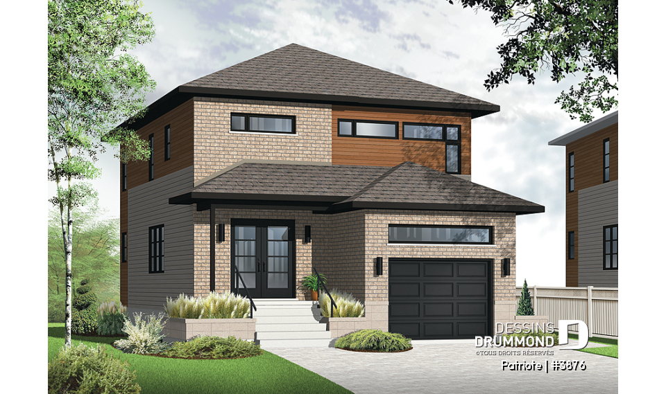 Version couleur no. 1 - Vue avant - Patriote